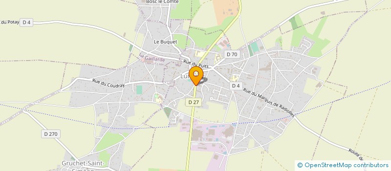 localisation de l'entreprise PIERRES FONTAINE  LUNERAY