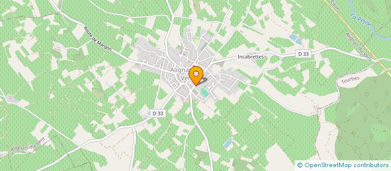 localisation de l'entreprise PIERRES & GERANCE à ALIGNAN-DU-VENT