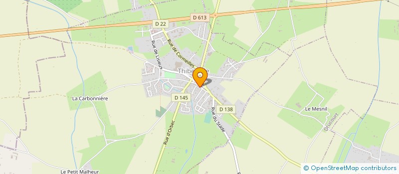 localisation de l'entreprise PIERRES IMMO GESTION  THIBERVILLE