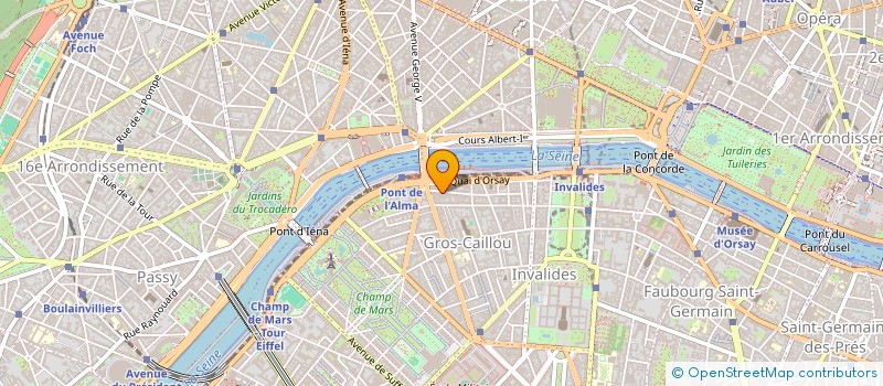 localisation de l'entreprise PIERRES INVESTISSEMENT  PARIS