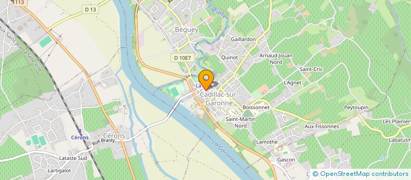 localisation de l'entreprise PIERRES PASSION IMMOBILIER  CADILLAC-SUR-GARONNE