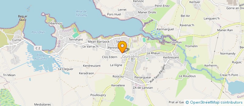 localisation de l'entreprise PIERRES QUI ROULENT  GUISSENY