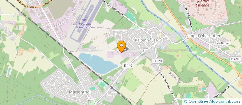 localisation de l'entreprise PIERRES TAILLEES HEITZ SARL  KALTENHOUSE