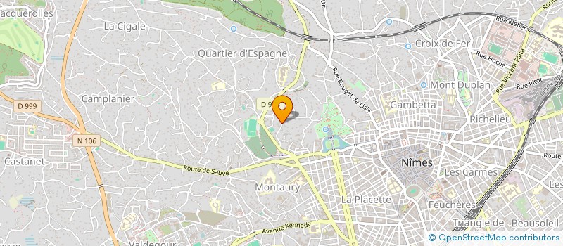 localisation de l'entreprise PIERRET  NIMES