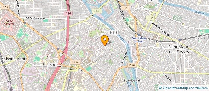 localisation de l'entreprise PIERRET  CRETEIL