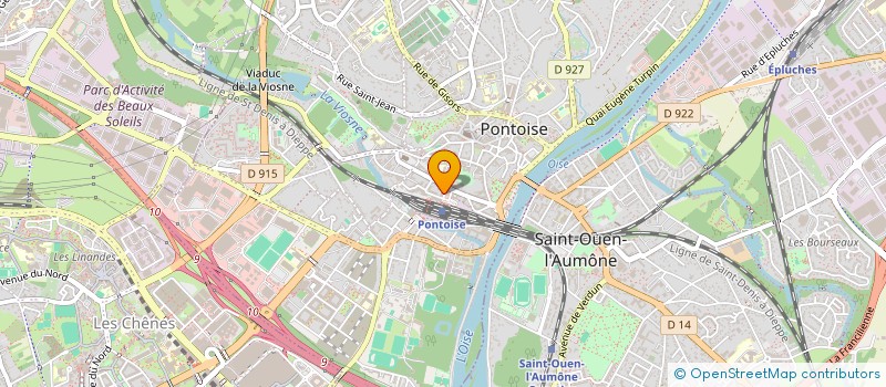 localisation de l'entreprise PIERRET-DE AMORIN INDIVISION  PONTOISE