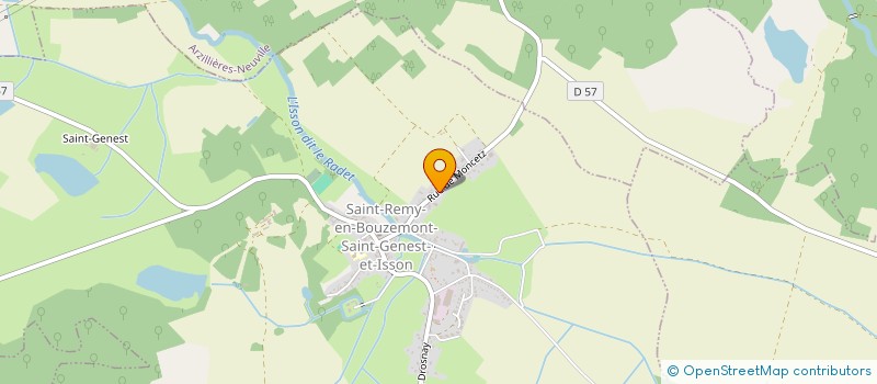 localisation de l'entreprise PIERRET FILS  SAINT-REMY-EN-BOUZEMONT-SAINT-GENEST-ET-ISSON
