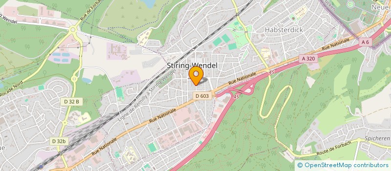 localisation de l'entreprise PIERRETTE ET JO  STIRING-WENDEL