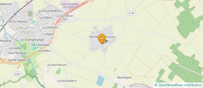 localisation de l'entreprise PIERRIC  VAL-DU-MIGNON