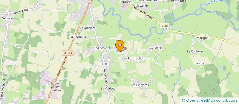 localisation de l'entreprise PIERRICK DUROUX à GORREVOD