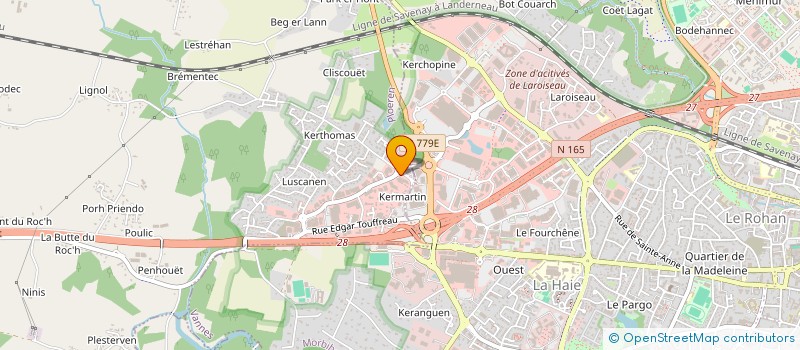 localisation de l'entreprise PIERRICK GUILLEMOT à PLOEREN