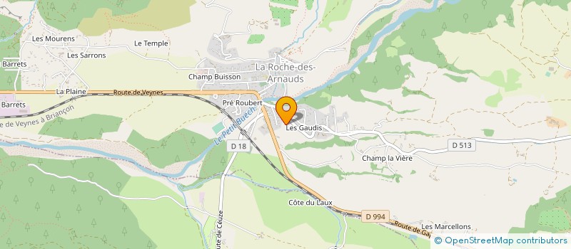 localisation de l'entreprise PIERRICK MAINTENANCE DEPANNAGE  LA ROCHE-DES-ARNAUDS