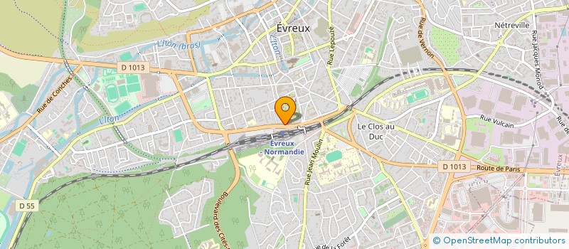 localisation de l'entreprise PIERRICK PEBE'L  EVREUX