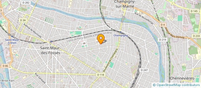 localisation de l'entreprise PIERRISSIMO SED 03 (XD-08) à SAINT-MAUR-DES-FOSSES