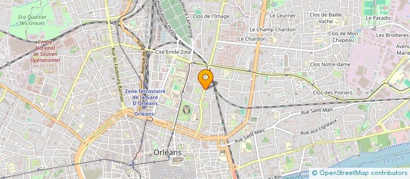 localisation de l'entreprise PIERRLED INVEST à ORLEANS