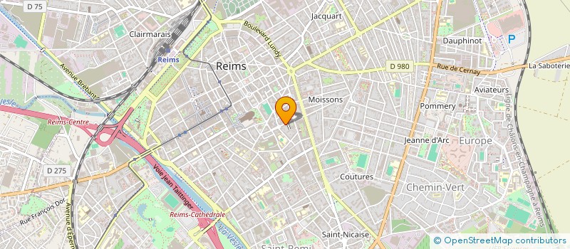 localisation de l'entreprise PIERRO à REIMS
