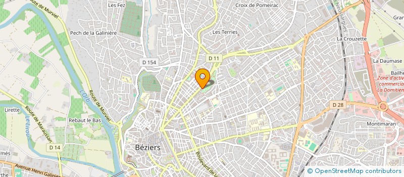 localisation de l'entreprise PIERRO ASTRO SARL  BEZIERS