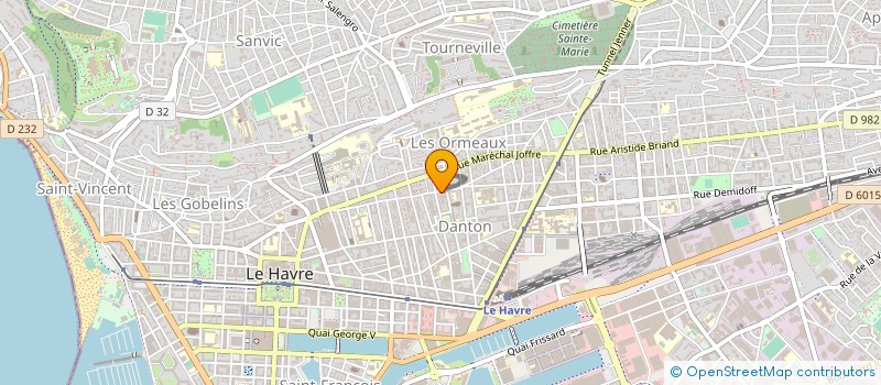 localisation de l'entreprise PIERRON ADMINISTRATEUR DE BIENS  LE HAVRE