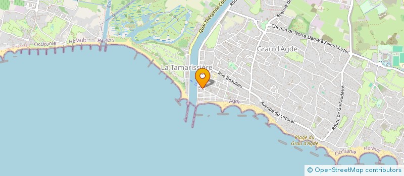 localisation de l'entreprise PIERROT  AGDE