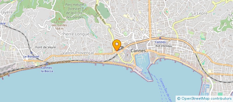 localisation de l'entreprise PIERROT à CANNES