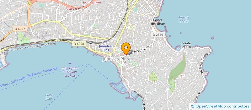 localisation de l'entreprise PIERROT à ANTIBES