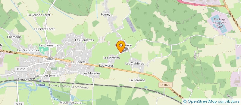 localisation de l'entreprise PIERROT à POLLIAT
