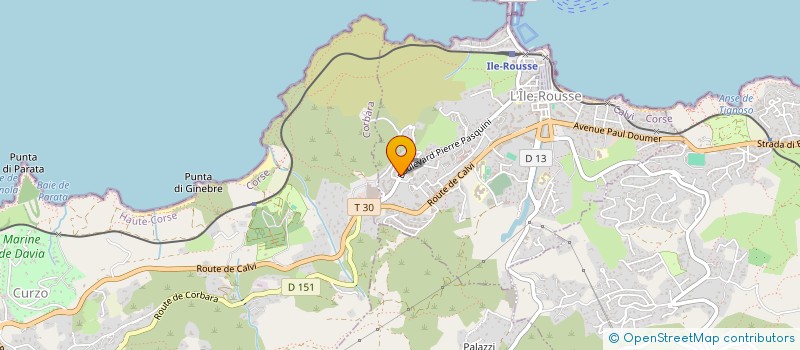 localisation de l'entreprise PIERROT à L'ILE-ROUSSE