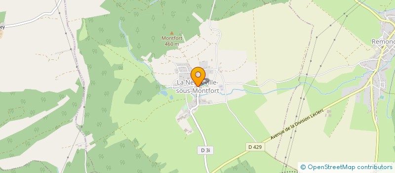 localisation de l'entreprise PIERROT CNCF  LA NEUVEVILLE-SOUS-MONTFORT