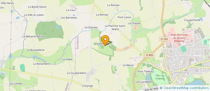 localisation de l'entreprise PIERROT ET MADO  MEILLAC