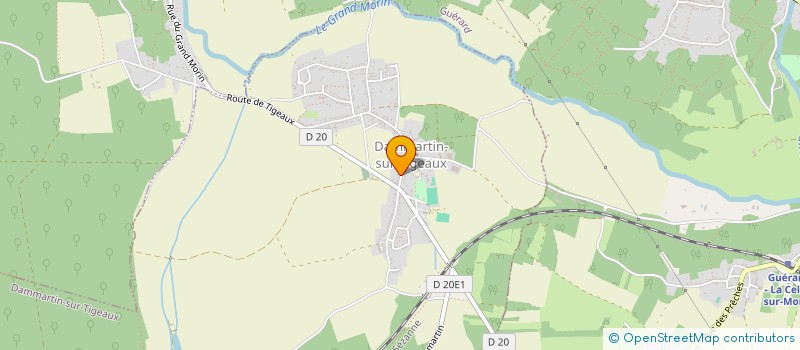 localisation de l'entreprise PIERROT MAISONS & JARDINS  DAMMARTIN-SUR-TIGEAUX