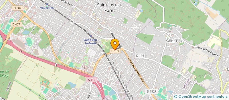 localisation de l'entreprise PIERROT MOTO  SAINT-LEU-LA-FORET