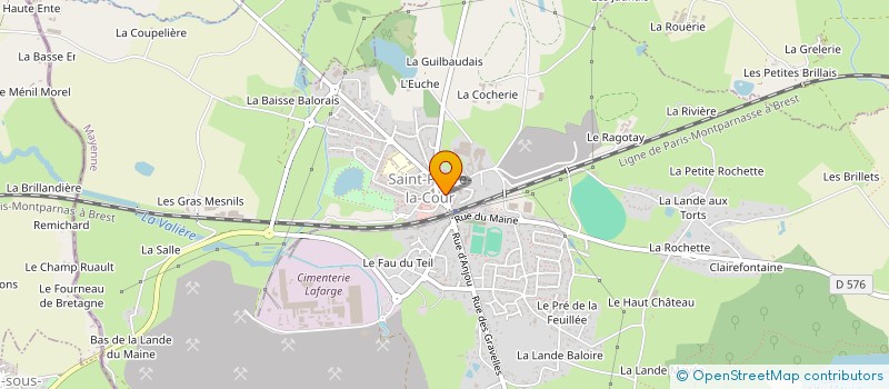 localisation de l'entreprise PIERROT-ROLLERS  SAINT-PIERRE-LA-COUR