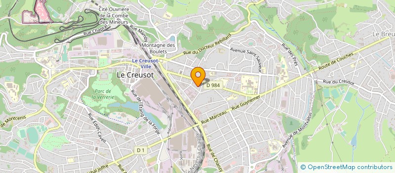 localisation de l'entreprise PIERROT SAS  LE CREUSOT