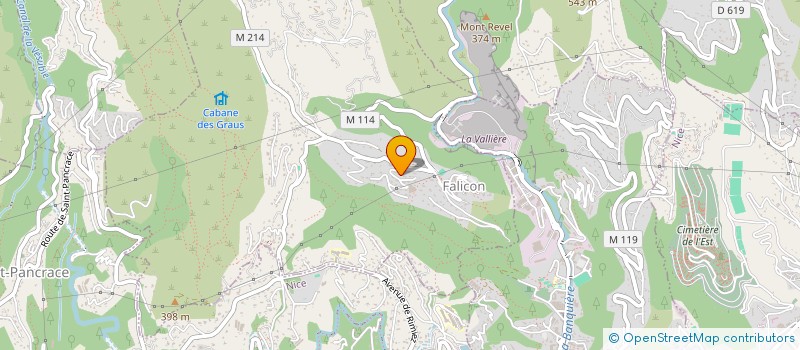 localisation de l'entreprise PIERROT TAXI  FALICON