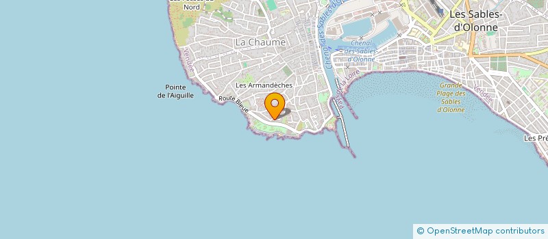 localisation de l'entreprise PIERROT TEAM à LES SABLES D'OLONNE