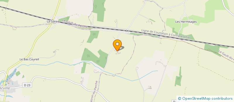 localisation de l'entreprise PIERROUSSE  COUETRON-AU-PERCHE