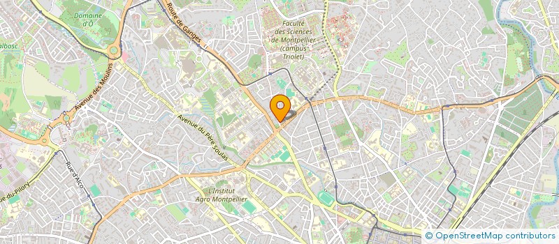 localisation de l'entreprise PIERRUGUES ROBERT ET DEIT MARIE JOSE à MONTPELLIER