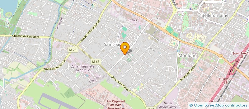 localisation de l'entreprise PIERSIM à TOULOUSE