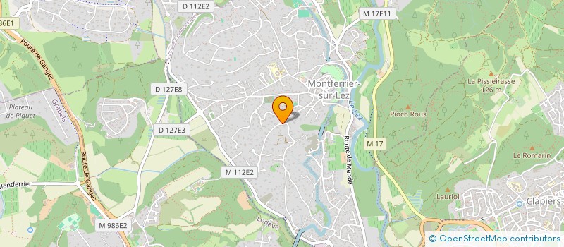 localisation de l'entreprise PIERSOL  MONTFERRIER-SUR-LEZ