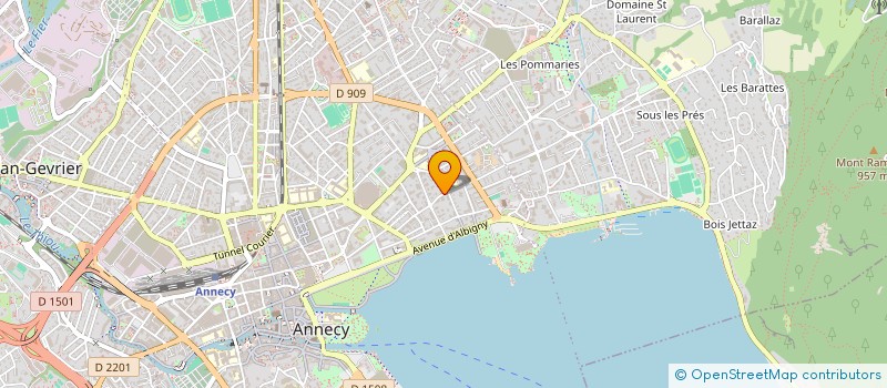 localisation de l'entreprise PIERSOL CONSULTING à ANNECY