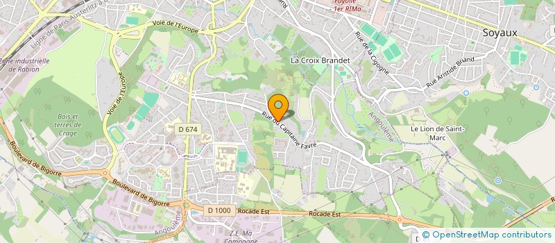 localisation de l'entreprise PIERSYL à ANGOULEME