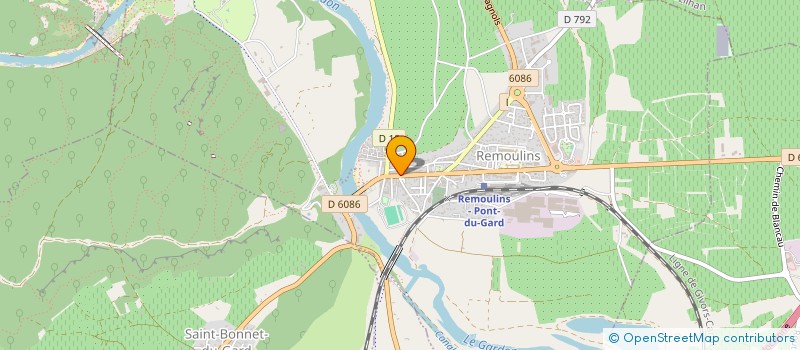 localisation de l'entreprise PIERVAL  REMOULINS