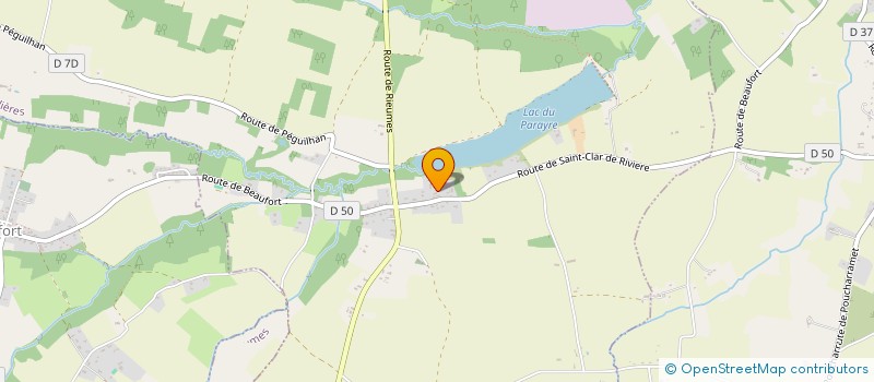 localisation de l'entreprise PIERVAL  SAINTE-FOY-DE-PEYROLIERES