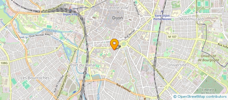 localisation de l'entreprise PIERVAL à DIJON