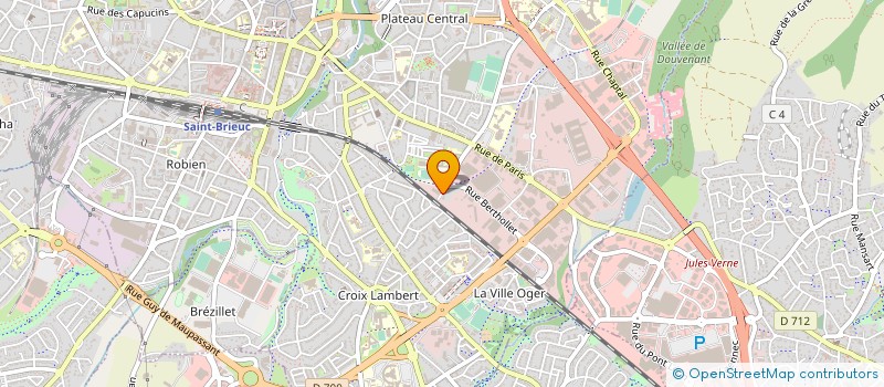 localisation de l'entreprise PIERVAL à SAINT-BRIEUC