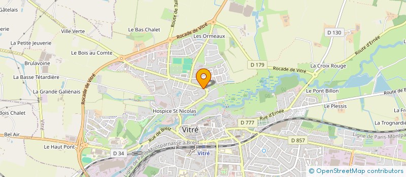 localisation de l'entreprise PIERYDUNET à VITRE