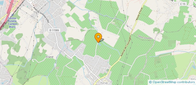 localisation de l'entreprise PIES JAUNES ET CIE  YVRAC