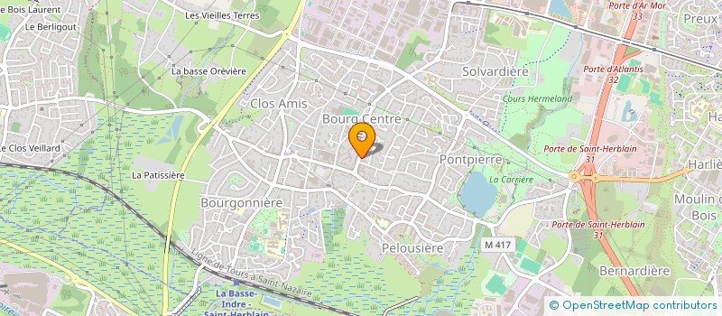 localisation de l'entreprise PIETERO à SAINT-HERBLAIN