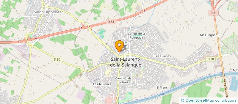 localisation de l'entreprise PIETERS  SAINT-LAURENT-DE-LA-SALANQUE