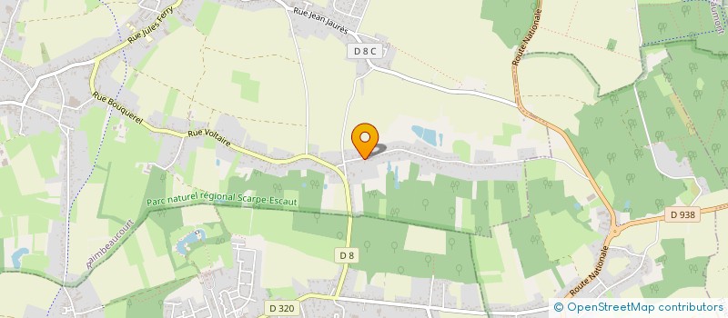 localisation de l'entreprise PIETIN - BARATTE  RAIMBEAUCOURT